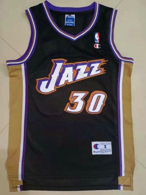 NBA 30 Arroyo Jazz retro Maillot noir